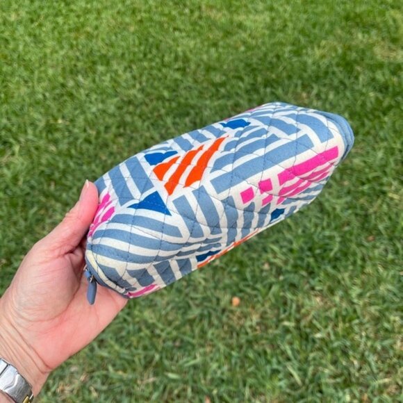 Vera Bradley RFID Zip-Around Georgia Wallet, Geo Medallion pattern - Picture 3 of 11